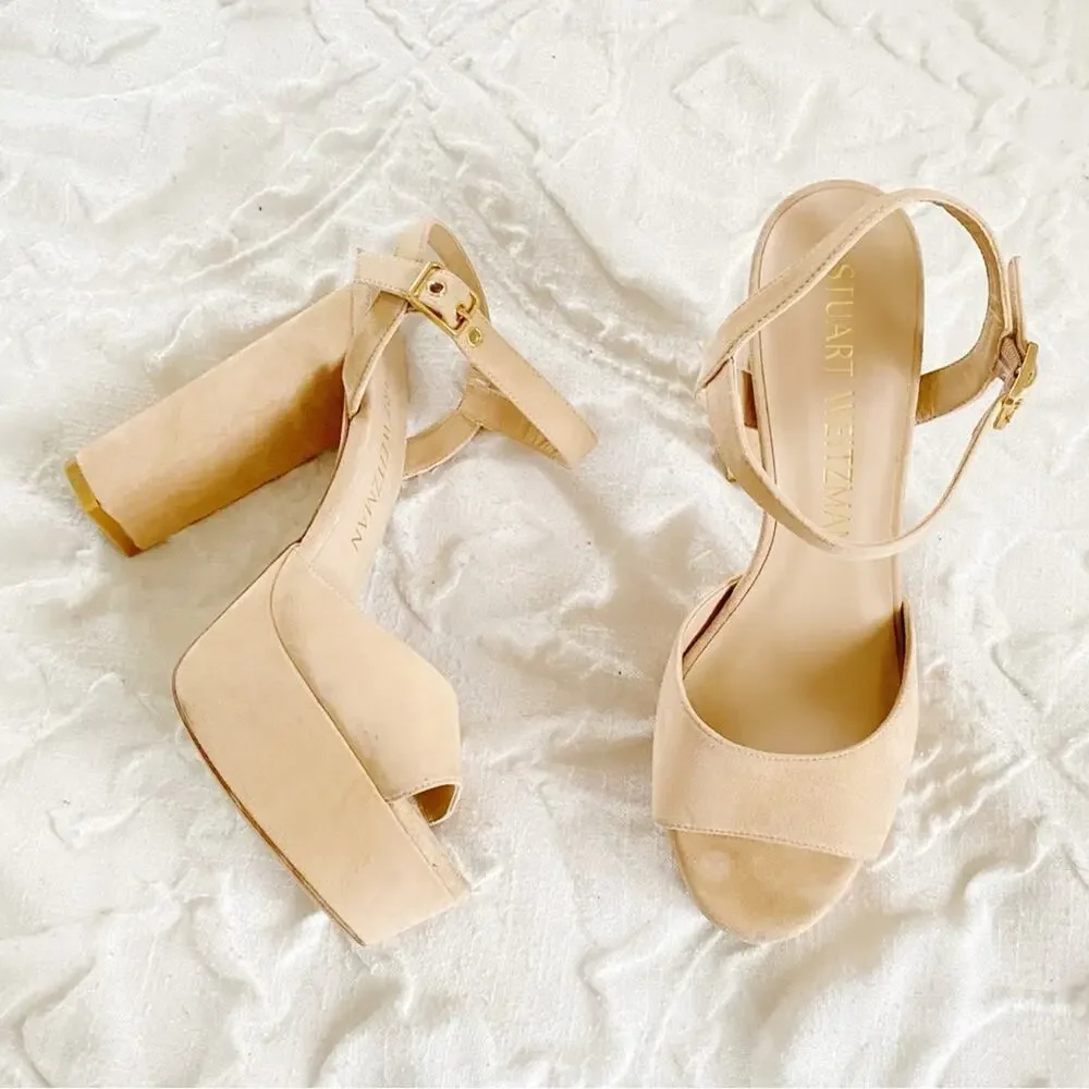 Stuart Weitzman Ryder Platform Sandal Size 9.5